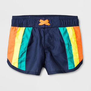 Baby Boys' Solid Stripes Swim Trunks - Cat & Jack™